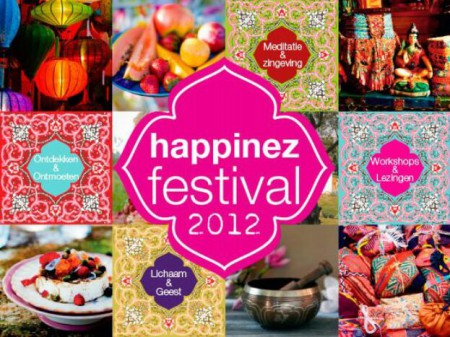 Happinez festival, het delen van schoonheid, wijsheid en geluk.